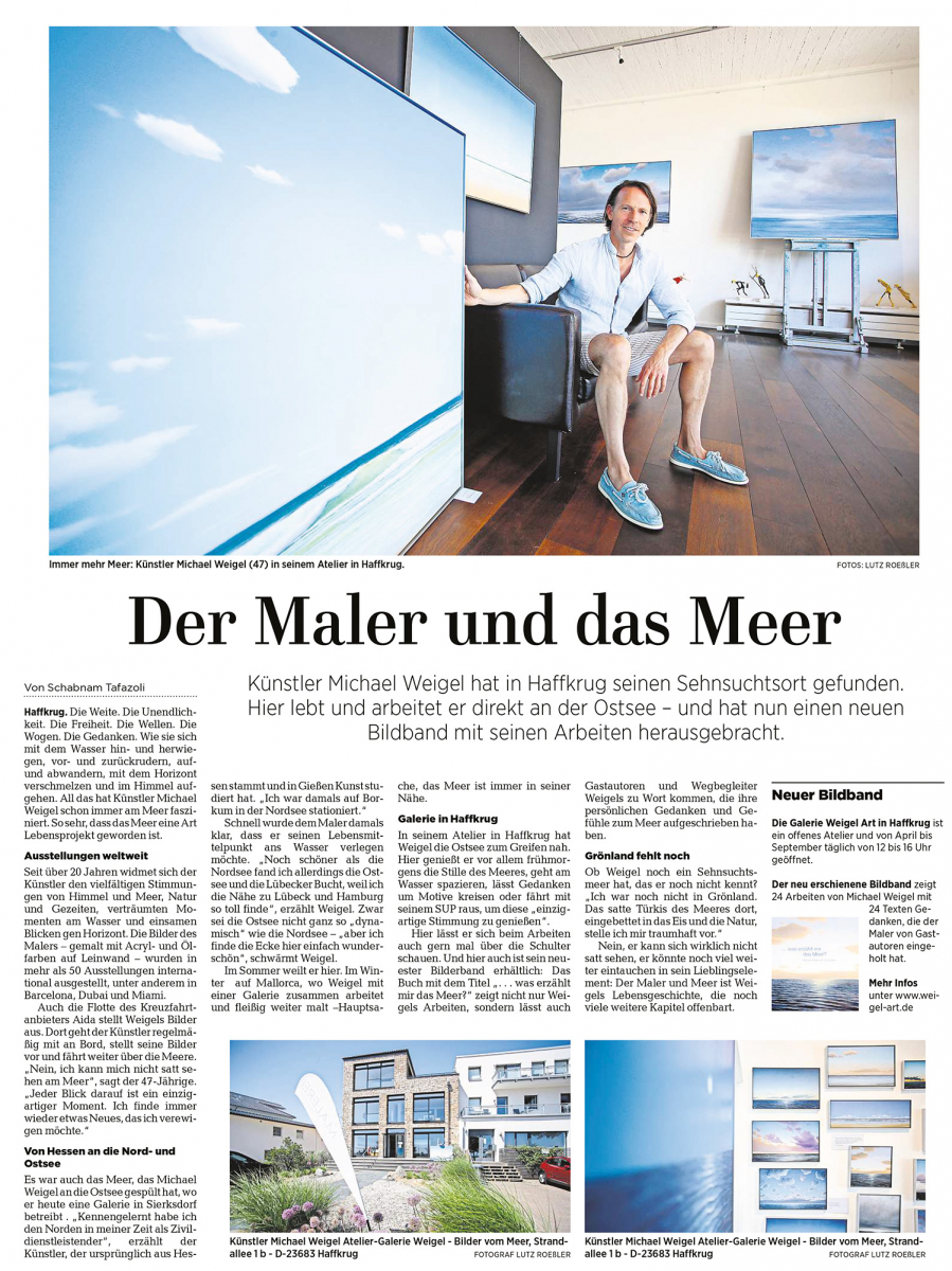 Der Maler und das Meer
