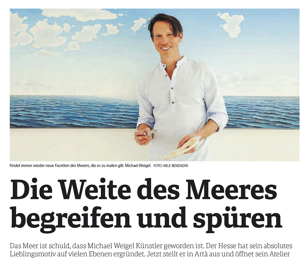 Die Weite des Meeres begreifen und spüren